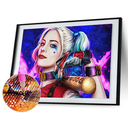 Harley Quinn - Full Square Drill Diamond Painting 40*30CM