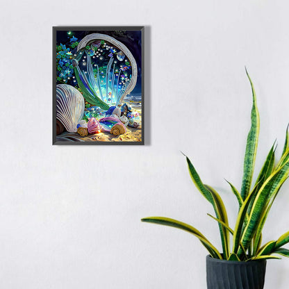 Dream Shell - Special Shaped Drill Diamond Painting 30*40CM