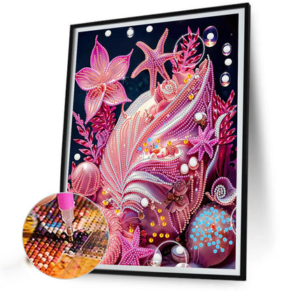 Dream Shell - Special Shaped Drill Diamond Painting 30*40CM