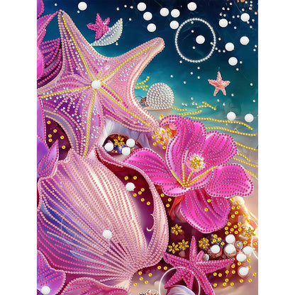 Dream Shell - Special Shaped Drill Diamond Painting 30*40CM