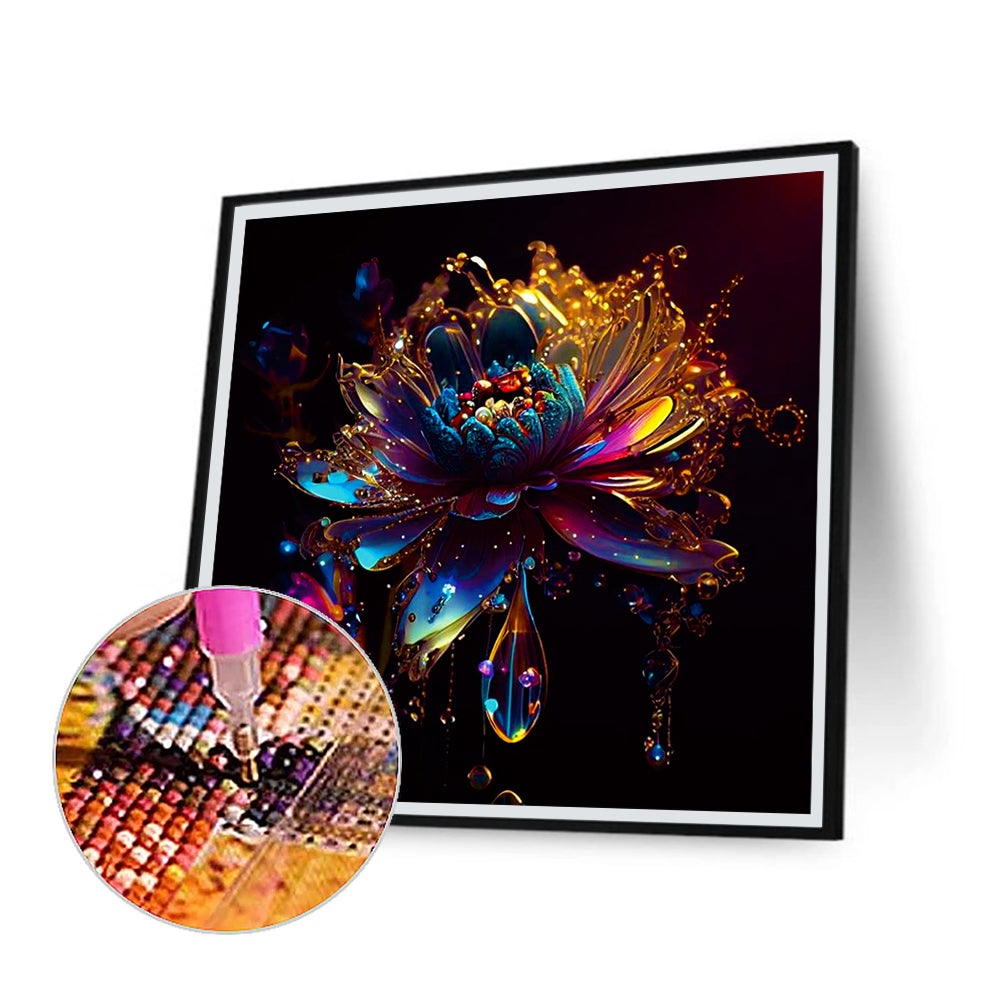 Crystal Flower - Full Round Drill Diamond Painting 30*30CM