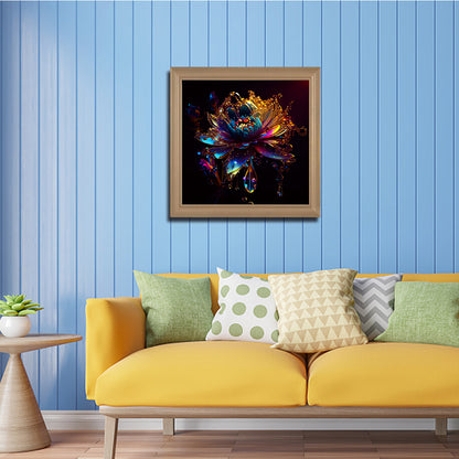 Crystal Flower - Full Round Drill Diamond Painting 30*30CM