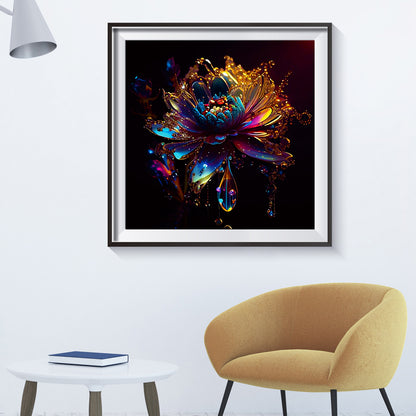 Crystal Flower - Full Round Drill Diamond Painting 30*30CM