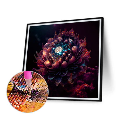 Crystal Flower - Full Round Drill Diamond Painting 30*30CM