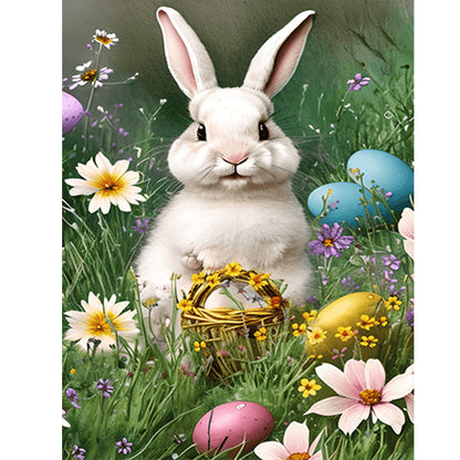 Easter Egg Bunny - Full Round Drill Diamond Painting 30*40CM