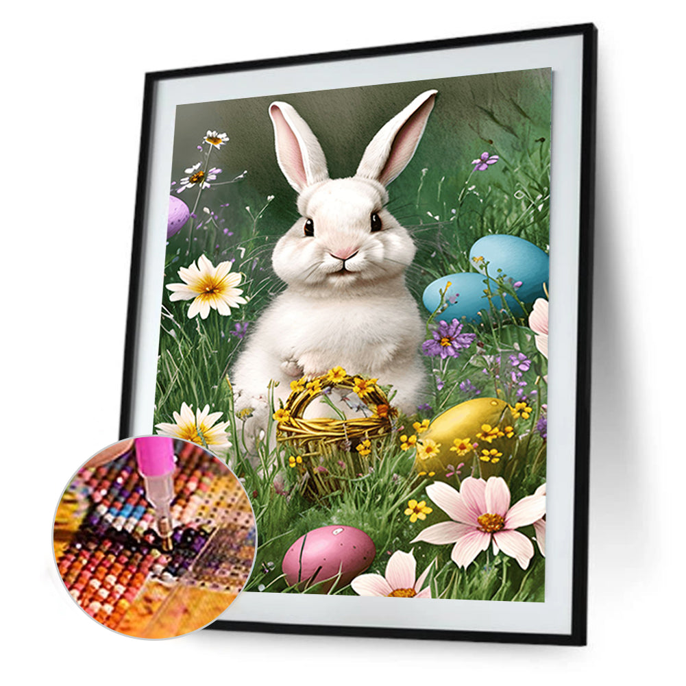 Easter Egg Bunny - Full Round Drill Diamond Painting 30*40CM