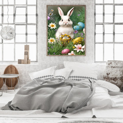 Easter Egg Bunny - Full Round Drill Diamond Painting 30*40CM