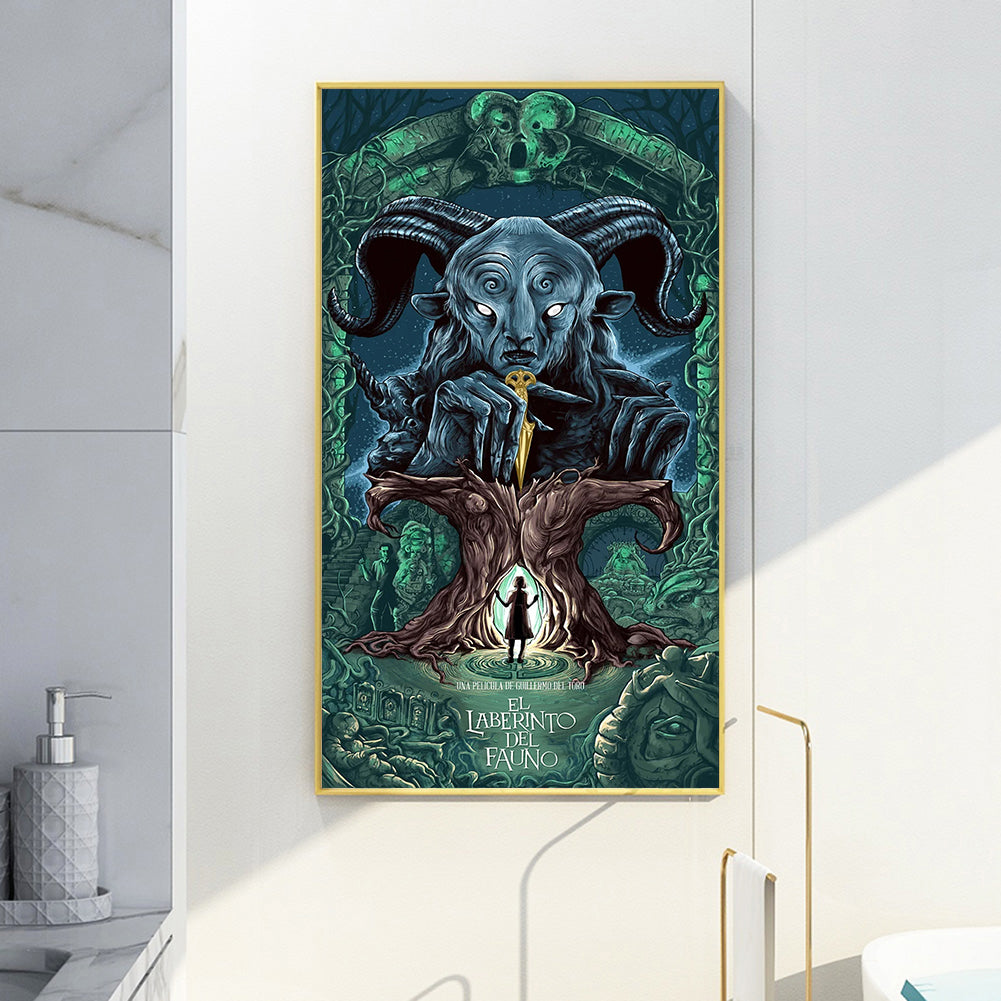 Pan'S Labyrinth Poster - Full Round Drill Diamond Painting 30*60CM