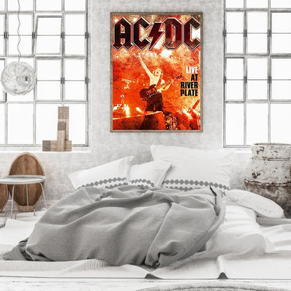 Ac/Dc'S Music Album - Full Round Drill Diamond Painting 40*50CM