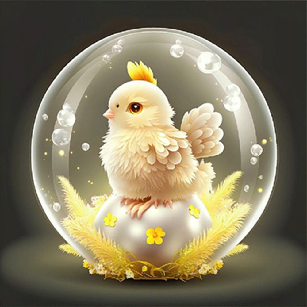 Fantasy Cartoon Chick Crystal Ball - Full Round Drill Diamond Painting 30*30CM