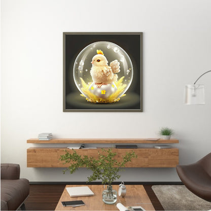 Fantasy Cartoon Chick Crystal Ball - Full Round Drill Diamond Painting 30*30CM