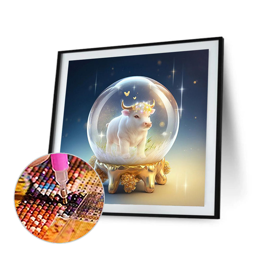 Fantasy Cartoon Calf Crystal Ball - Full Round Drill Diamond Painting 30*30CM