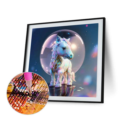 Fantasy Cartoon Pony Crystal Ball - Full Round Drill Diamond Painting 30*30CM
