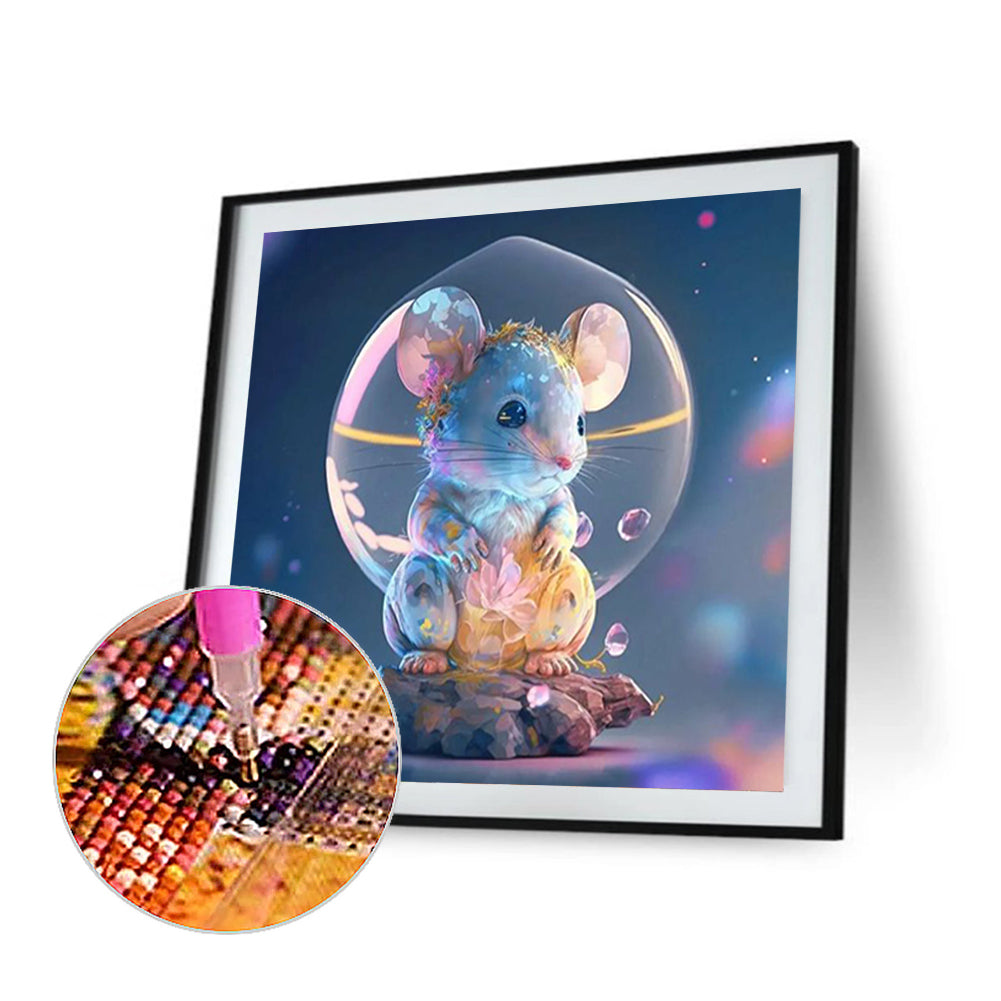 Fantasy Cartoon Mouse Crystal Ball - Full Round Drill Diamond Painting 30*30CM