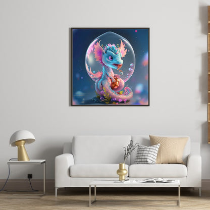 Fantasy Cartoon Pterosaur Crystal Ball - Full Round Drill Diamond Painting 30*30CM