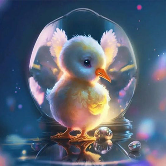 Fantasy Cartoon Chick Crystal Ball - Full Round Drill Diamond Painting 30*30CM