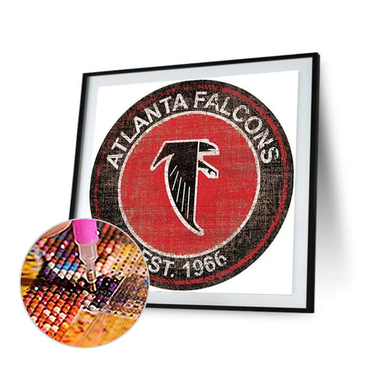 Atlanta Falcons - Full Round Drill Diamond Painting 30*30CM