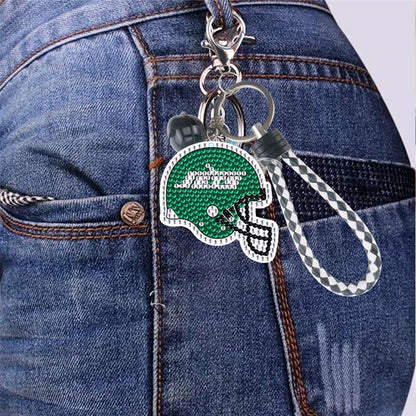 DIY Diamond Painting Keychains Kit New York Jets Badge