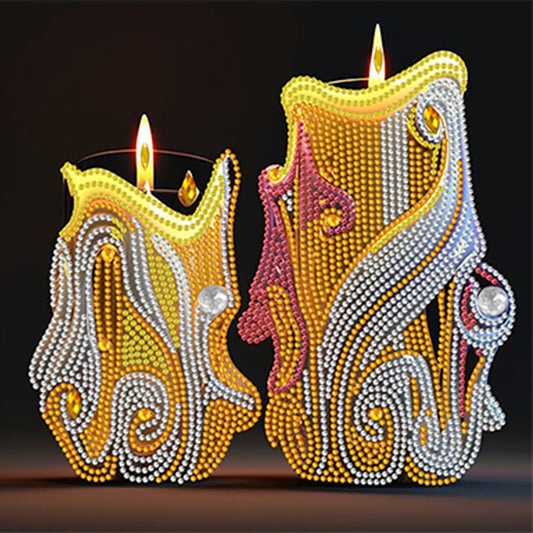 Candle Prayer - Special Shaped Drill Diamond Painting 30*30CM