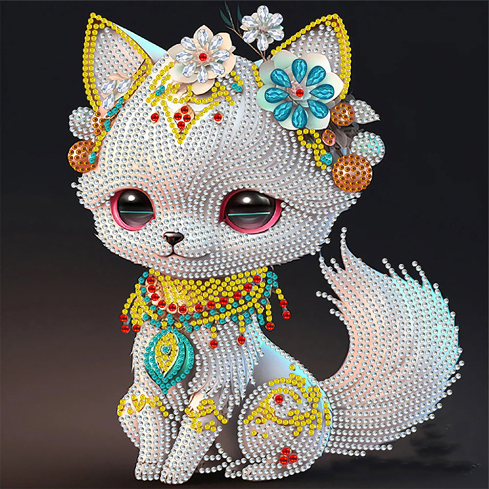 Little Fox - Special Shaped Drill Diamond Painting 30*30CM