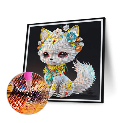 Little Fox - Special Shaped Drill Diamond Painting 30*30CM