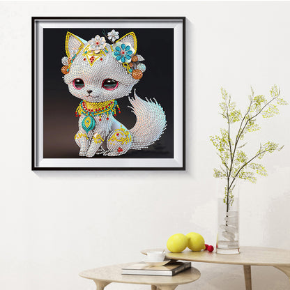 Little Fox - Special Shaped Drill Diamond Painting 30*30CM