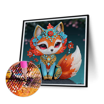 Little Fox - Special Shaped Drill Diamond Painting 30*30CM