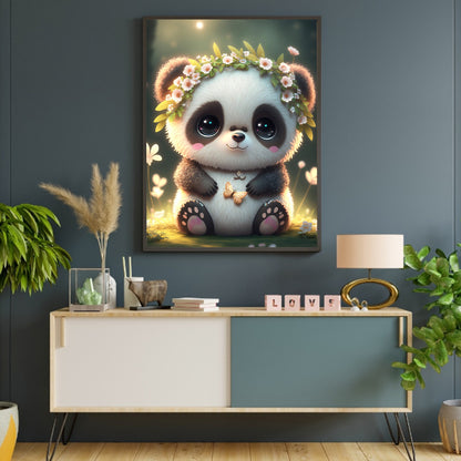 Fantasy Panda - Full Round Drill Diamond Painting 30*40CM