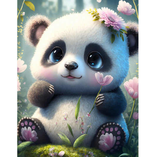 Fantasy Panda - Full Round Drill Diamond Painting 30*40CM
