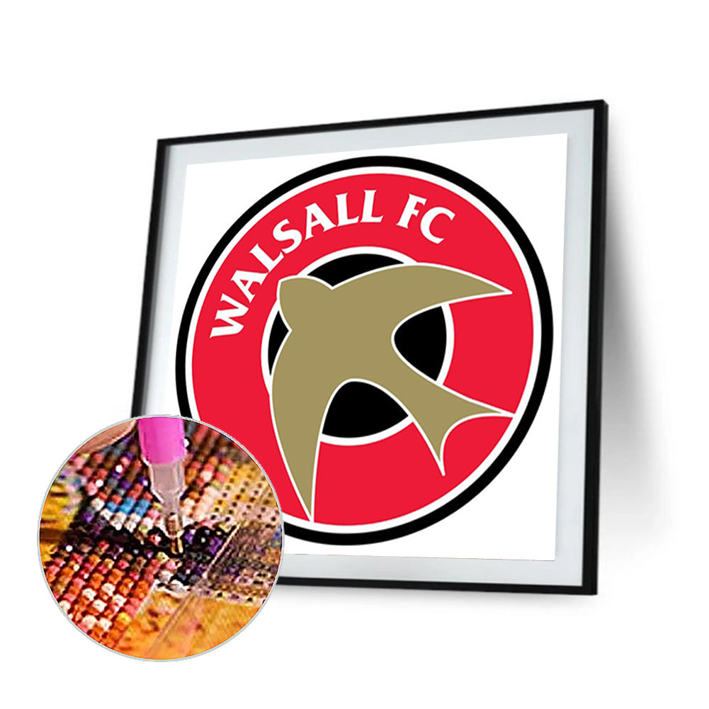 Walsall Football Club - Full Round Drill Diamond Painting 30*30CM
