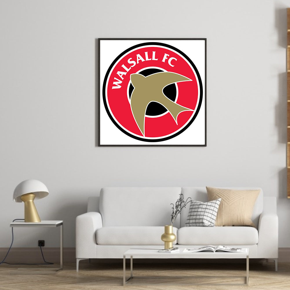 Walsall Football Club - Full Round Drill Diamond Painting 30*30CM