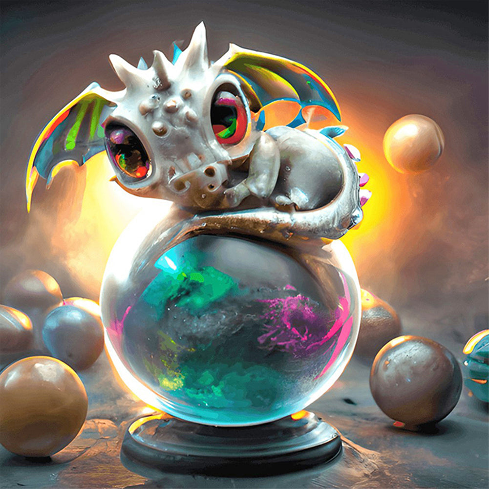Guardian Planet Little Pterosaur - Full Round Drill Diamond Painting 30*30CM
