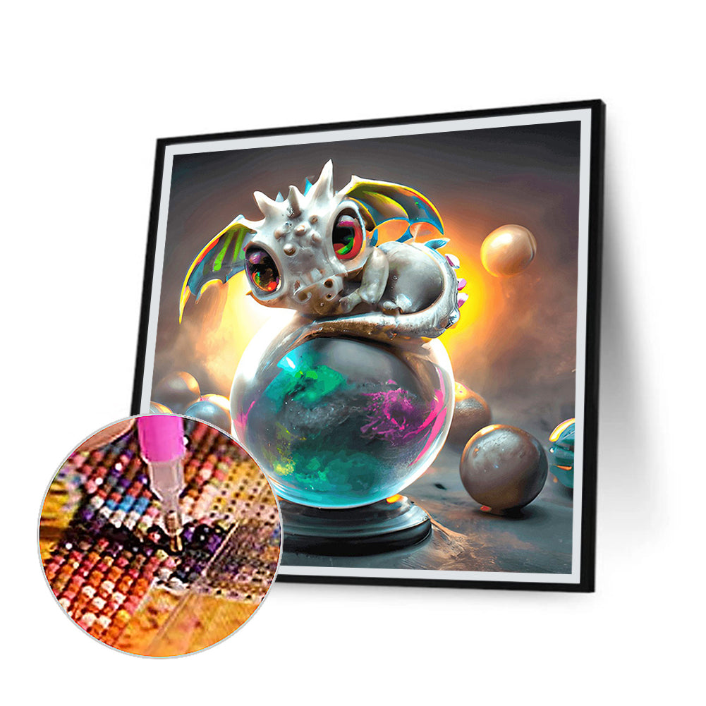 Guardian Planet Little Pterosaur - Full Round Drill Diamond Painting 30*30CM