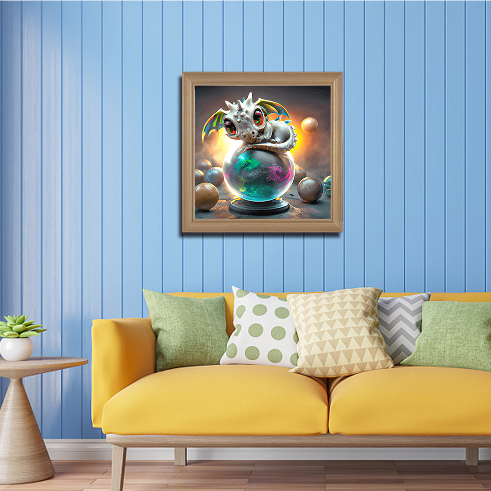Guardian Planet Little Pterosaur - Full Round Drill Diamond Painting 30*30CM
