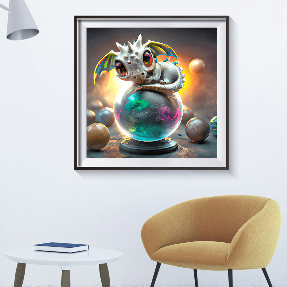 Guardian Planet Little Pterosaur - Full Round Drill Diamond Painting 30*30CM