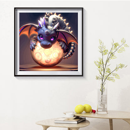 Guardian Planet Little Pterosaur - Full Round Drill Diamond Painting 30*30CM