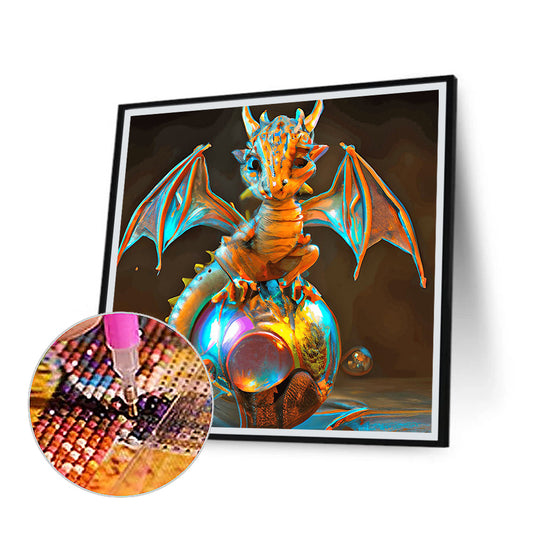 Guardian Planet Little Pterosaur - Full Round Drill Diamond Painting 30*30CM