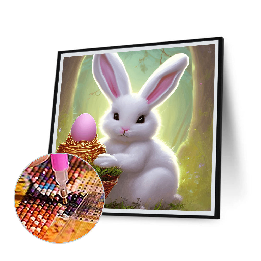 Easter Bunny - Full Round Drill Diamond Painting 30*30CM