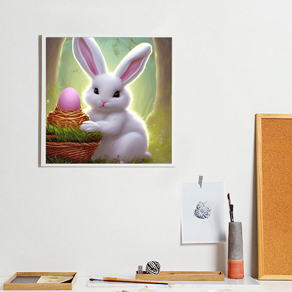 Easter Bunny - Full Round Drill Diamond Painting 30*30CM