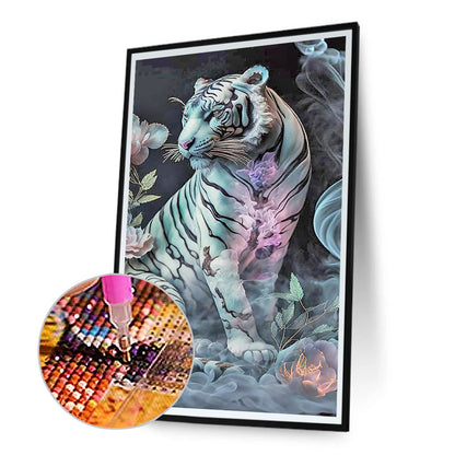 White Tiger - Full Square Drill Diamond Painting 40*70CM