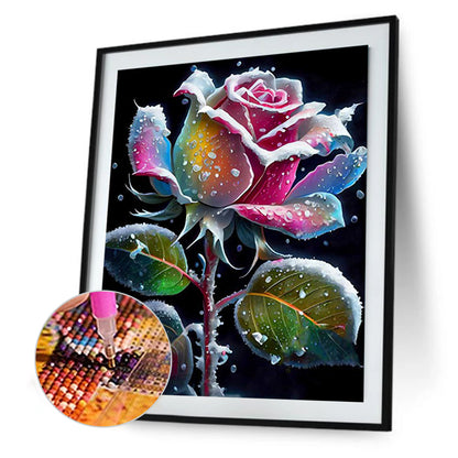 Smoke Rose - Full Round Drill Diamond Painting 30*40CM