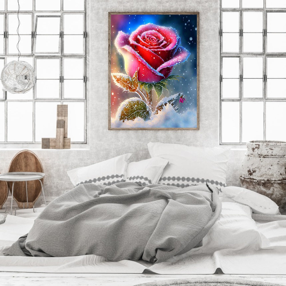 Smoke Rose - Full Round Drill Diamond Painting 30*40CM