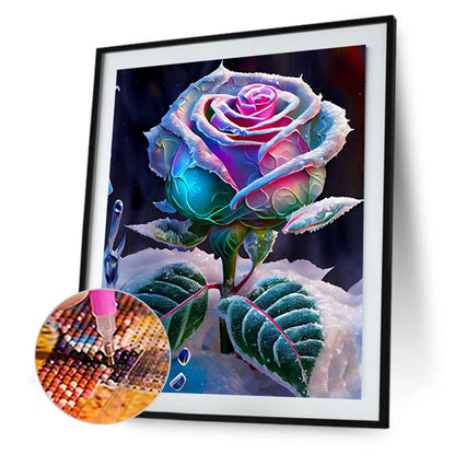 Smoke Rose - Full Round Drill Diamond Painting 30*40CM