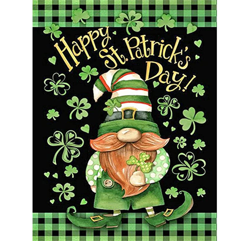 Happy St. Patrick'S Day - Full Round Drill Diamond Painting 30*40CM