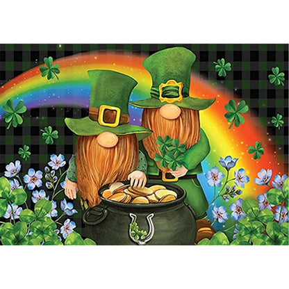 Happy St. Patrick'S Day - Full Round Drill Diamond Painting 40*30CM