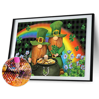 Happy St. Patrick'S Day - Full Round Drill Diamond Painting 40*30CM