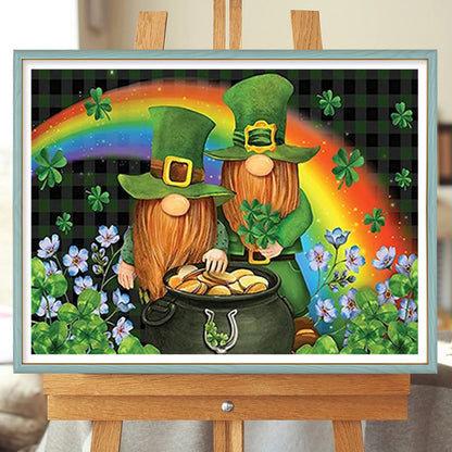 Happy St. Patrick'S Day - Full Round Drill Diamond Painting 40*30CM