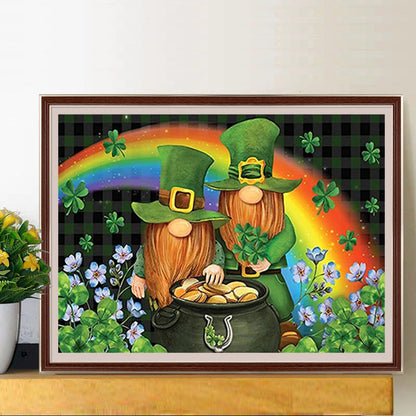 Happy St. Patrick'S Day - Full Round Drill Diamond Painting 40*30CM