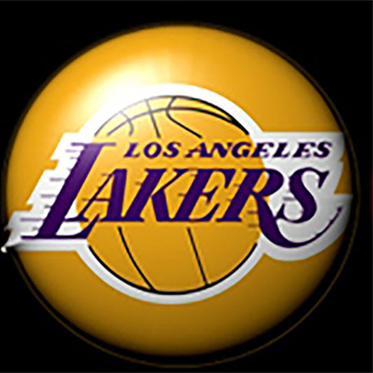 Los Angeles Lakers Basketball Team - Full Round Drill Diamond Painting 30*30CM