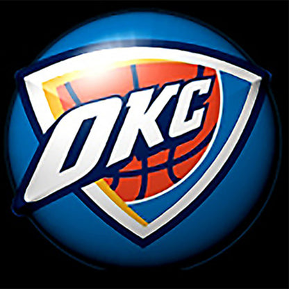 Oklahoma City Thunder Basketball Team - Full Round Drill Diamond Painting 30*30CM